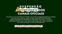 Comunicação Oficial: Suspensão de Redes Sociais e Publicidade Institucional